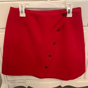 ASTR the Label small red skirt